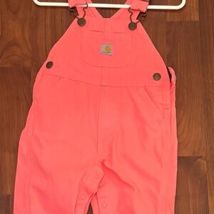 Carhartt Kids Coral Overalls